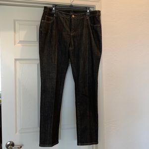 Miss Tina plus size 16 dark wash jeans. Excellent condition 36x32”